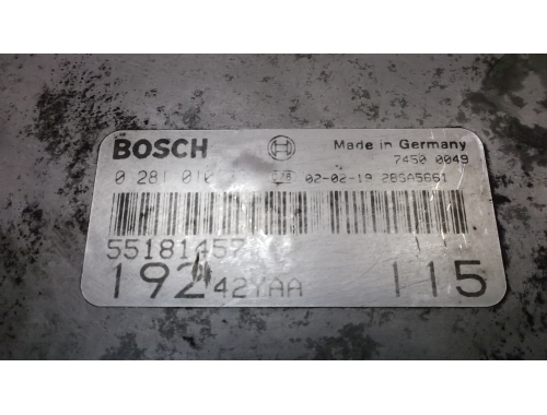 Motorsteuergerät Fiat Stilo BOSCH:0281010337