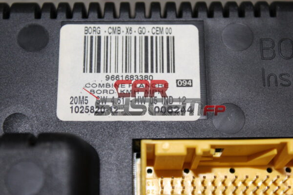 9661683380 Combiné d'instruments Citroen C6 2.7 HDI