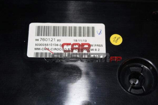 9676012180 Combiné d'instruments Citroen C4 Grand Picasso