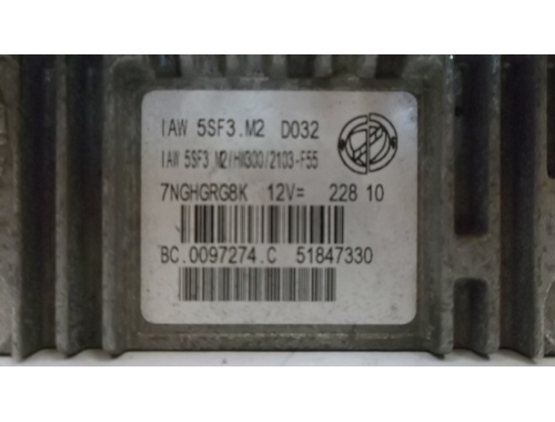 Centralita de motor Fiat Grande Punto MAGNETI MARELLI:IAW5SF3.M2