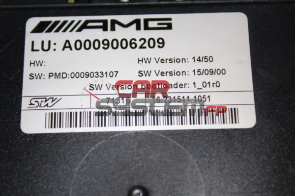 Module multifonction MERCEDES BENZ AMG GT S Coupè C190 A0009006209
