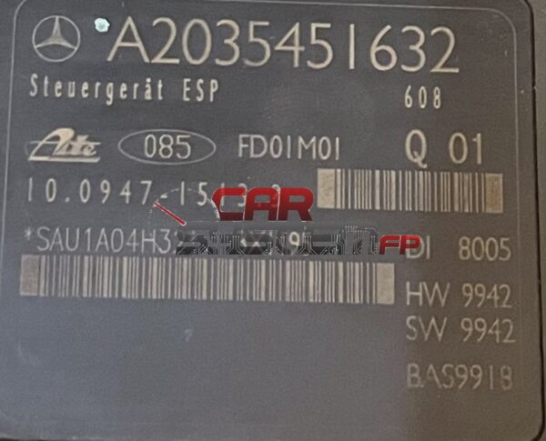 A0044310512 Réparation ABS Mercedes Classe C
