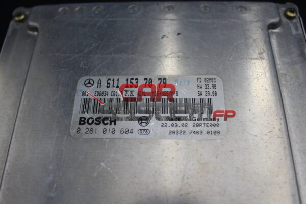 Calculateur moteur Mercedes Viano 2.2 CDI BOSCH 0281010604 A6111537079