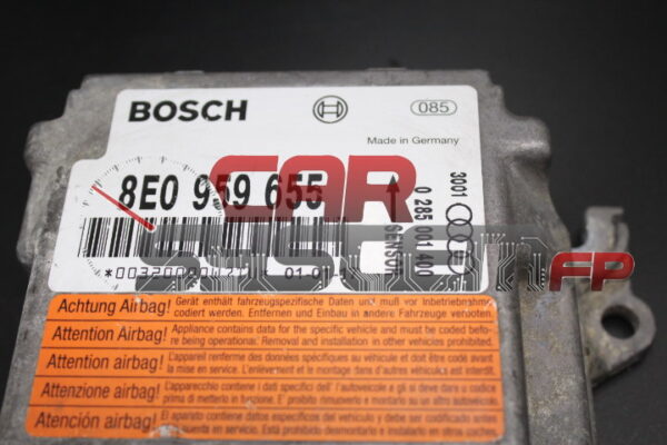 Centralita de airbag Audi A4 BOSCH 0285001400 8E0959655