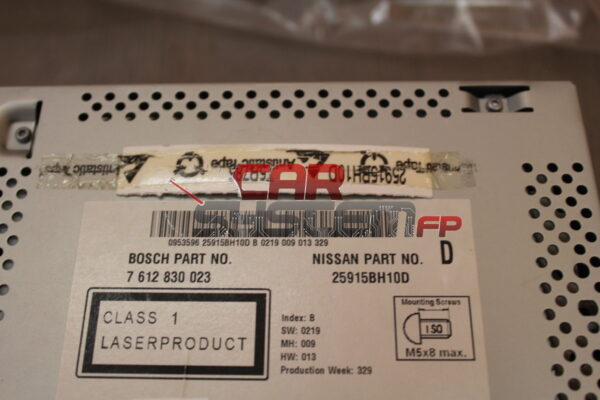 7612830023 BOSCH Réparation Système de navigation Nissan Micra