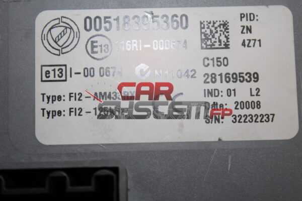 00518395360 DELPHI Body Computer FIAT 500