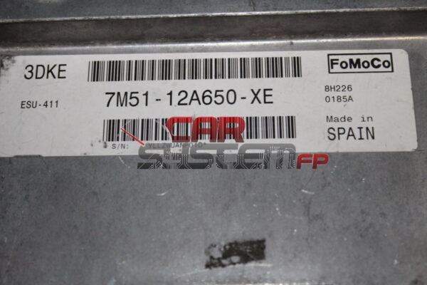 Centralita de motor Ford Focus 2.0 FOMOCO 7M51-12A650-XE