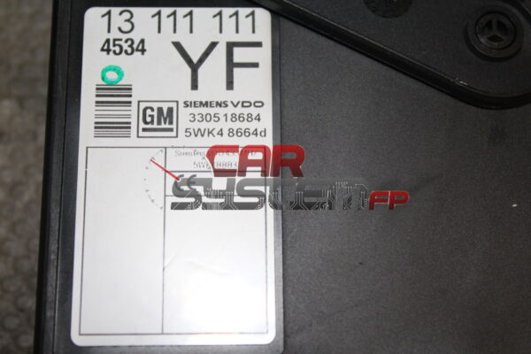 GM 13111111 5WK48664D BSI Opel Corsa / Combo / Meriva