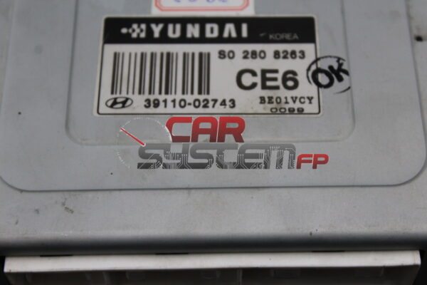 Centralita de motor Hyundai Atos 1.0 39110-02743