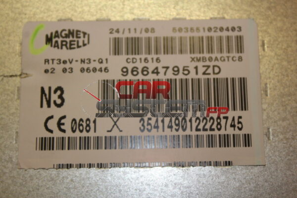 96647951ZD MAGNETI MARELLI Autoradio CITROEN C5