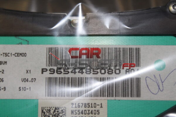 P9654485080 Quadro Strumenti PEUGEOT 307
