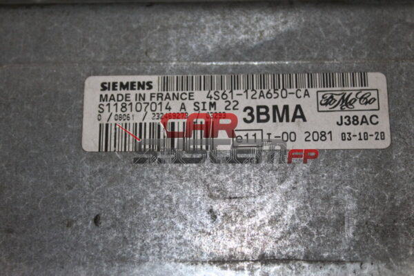 SIEMENS S11807014A 4S61-12A650-CA Calculateur moteur Ford Fiesta