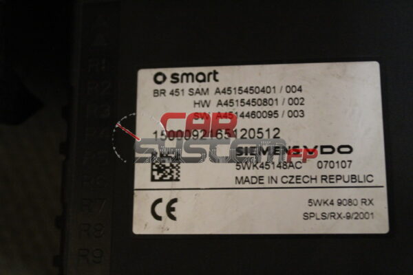 SAM Smart 451 SIEMENS VDO 5WK45148AC
