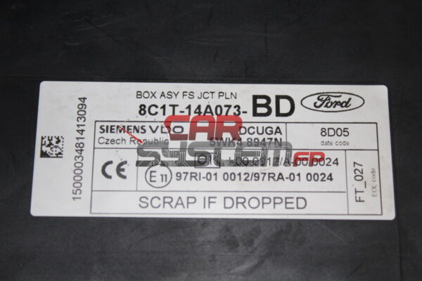 8C1T-14A073-BD SIEMENS VDO Modulo Multifunzioni Ford Transit