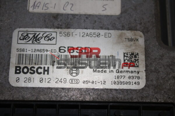 Motorsteuergerät Ford Fiesta / Fusion 1.6 TDCI BOSCH 0281012249 5S61-12A650-ED