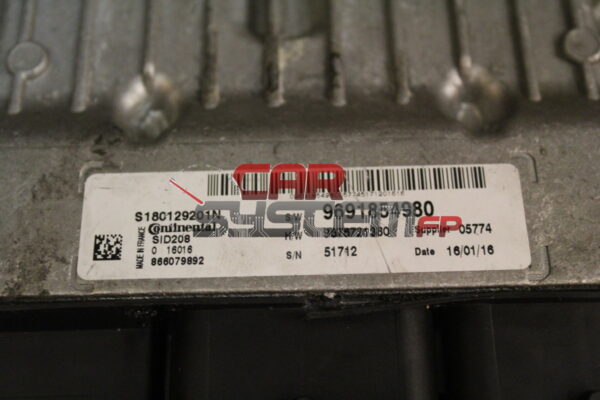 Engine ECU Fiat Ducato / Citroen Jumper / Peugeot Boxer 2.2 HDI CONTINENTAL S180129201N 9691854980