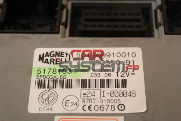 Komfortsteuergerät Fiat Idea / Lancia Musa MAGNETI MARELLI 51781531 NBC350.91